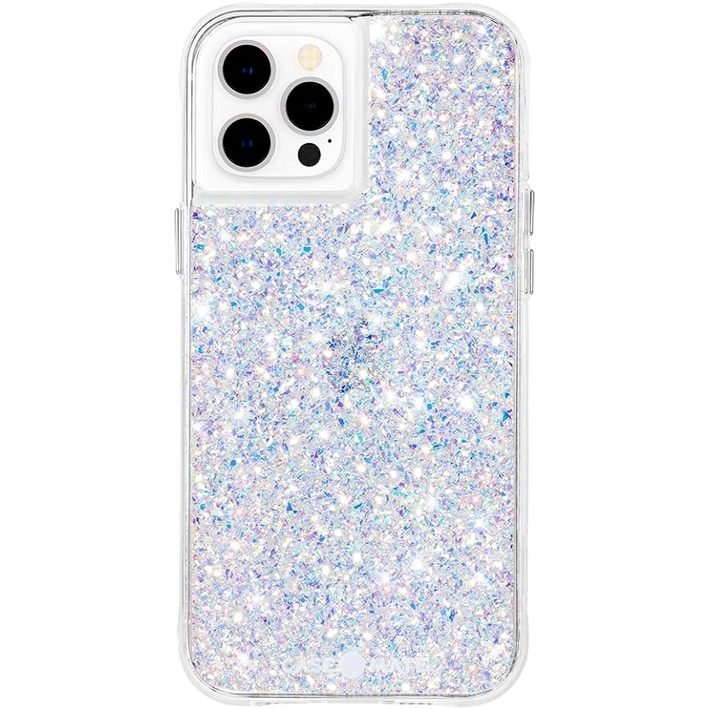 Merkury Innovations Glitter Irridescent Clear White IPhone 12 Pro Max Case New